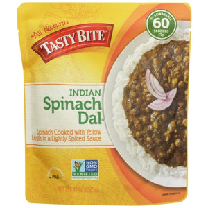 Tasty Bite, Entree Spinach Dal, 10 Oz(Case Of 6)