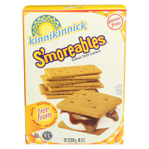 Kinnikinnick, S 'Moreable Graham Crackers, 8 Oz(Case Of 6)