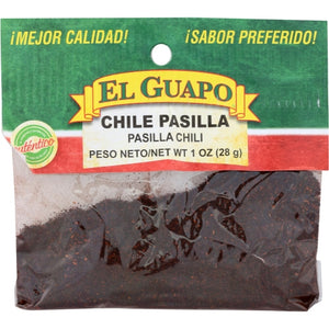 El Guapo, Chili Pasilla Grnd, 1 Oz(Case Of 12)