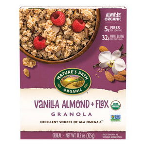 Natures Path, Organic Granola Vanilla Almond + Flax, 11.5 Oz(Case Of 12)