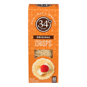 34 Degrees, Crisps Natural, 4.5 Oz(Case Of 12)