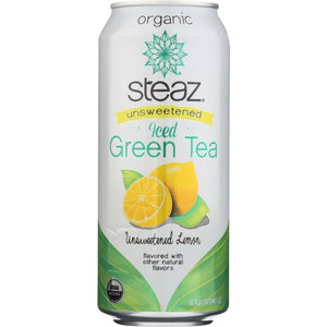 Bev Tea Iced Grn Lmn Unsw Case of 12 X 16 Oz by Steaz
