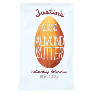 Justin's, Squeeze Pack  Almond Butter  Classic, Case of 10 X 1.15 Oz