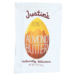 Justin's, Squeeze Pack  Almond Butter  Honey, 1.15 Oz(Case Of 10)
