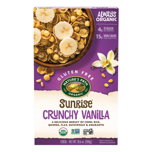 Natures Path, Organic Sunrise Crunchy Vanilla Cereal, 10.6 Oz(Case Of 12)