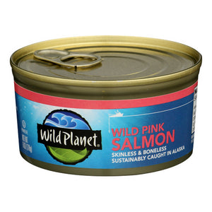 Wild Planet, Wild Alaskan Pink Salmon, 6 Oz(Case Of 12)