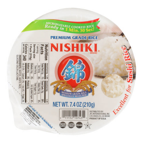 Nishiki, Rice Cooked, 7.4 Oz(Case Of 6)