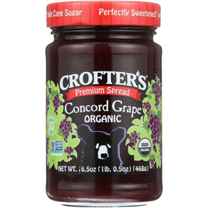 Fruit Sprd Concord Grp Fm Case of 6 X 16.5 Oz by Crofters