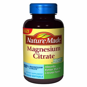 Nature Made, Magnesium Citrate, 250 mg, 60 Softgels