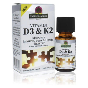Nature's Answer, Vitamin D3 & K2 Drops, .5 Oz