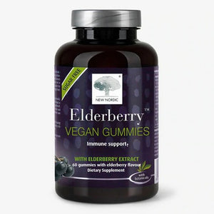 New Nordic US Inc, Elderberry Vegan Gummies, 60 Gummies
