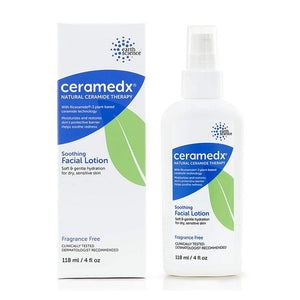 Ceramedx, Soothing Facial Lotion Fragrance Free, 4 Oz