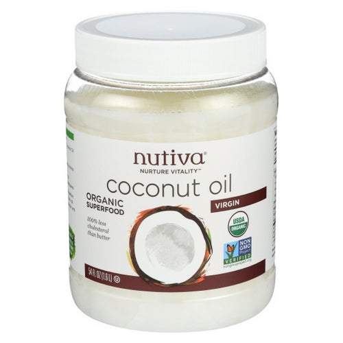 Nutiva, Organic Coconut Oil Virgin, 54 Oz