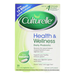 Culturelle, Probiotic With Lactobacillus, 30 Veg Caps