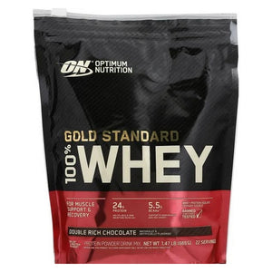 Optimum Nutrition, Whey Protein Gold Standrad Double Rich Chocolate, 1.47 lbs