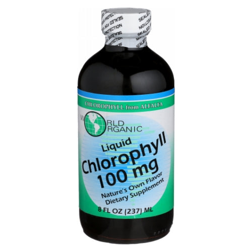 World Organics, Chlorophyll, 100 mg, Liquid 8 FL Oz