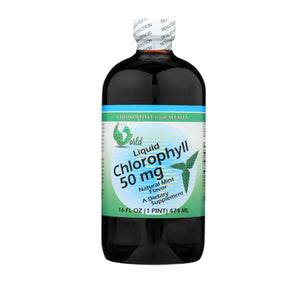 World Organics, Chlorophyll, 50 mg, w/Peppermint Liquid 16 FL Oz