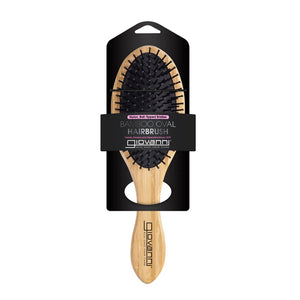 Giovanni Cosmetics, Bamboo Hair Brush Oval Nylon, 1 Count