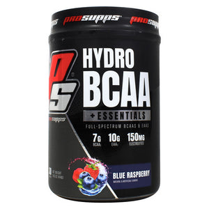 Pro Supps, Hydro BCAA Plus Essentials Blue Raspberry, 30 Servings