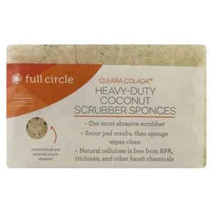 Full Circle Home, Coconut Scrubber Sponges, 2 Count