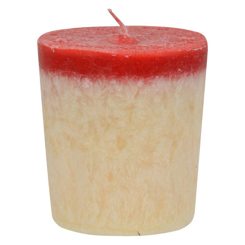Aloha Bay, Candle Votives Love Ivory-Red, 12 Count