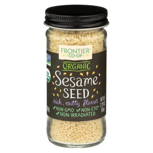 Frontier Herb, Organic Sesame Seed Whole, 2.29 Oz (Case of 12)