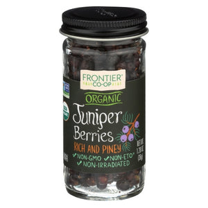Frontier Herb, Organic Juniper Berries Whole, 1.3 Oz