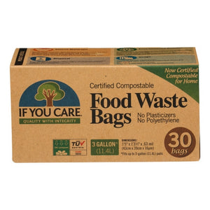 If You Care, Certified Compostable Food Waste Bags, 30 Count