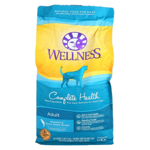 Wellness, Whitefish Dog Food Sweet Potato, 5 Lbs (Case of 3)