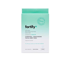 Fortify, Hydrating & Moisturizing Facial Sheet Mask, 5 Packets