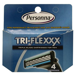 Personna, Tri-flexxx Razor Handle With Cartridges, 1 Count