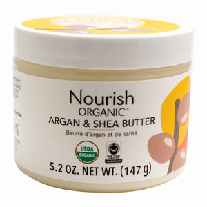 Nourish, Organic Argan & Shea Butter, 5.2 Oz