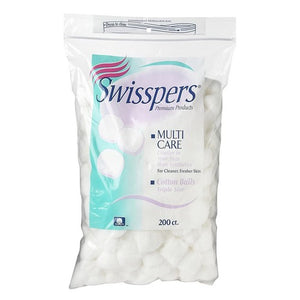 Swisspers Premium Products, Multicare Cotton Balls, 200 Count
