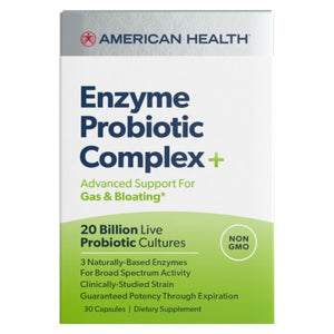 American Health, Enzyme Probiotic Complex Plus, 30 Caps