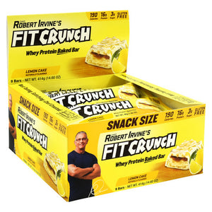 Fit Crunch Bars, Fit Crunch Bar Lemon Cake, 9 Count