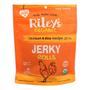 Riley's Organic, Chicken & Rice Jerky Rolls, 5 Oz