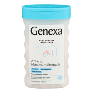 Genexa, Heartburn Fix, 72 Tabs