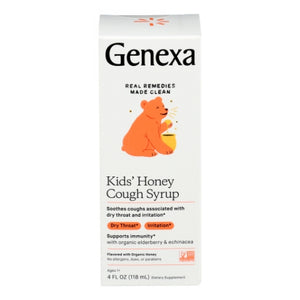 Genexa, Kids Cough Syrup Honey, 4 Oz