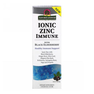 Nature's Answer, Ionic Zinc Immune w/ Elderberry, 4 Oz