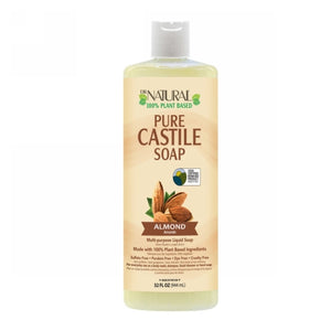 Dr. Natural, Pure Castile Liquid Baby Soap Almond, 32 Oz
