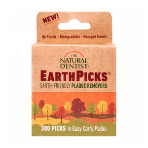 Natural Dentist, Earthpicks Plaque Removers, 300 Count