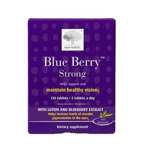 New Nordic US Inc, Blue Berry Strong, 120 Tabs