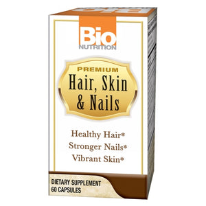 Bio Nutrition Inc, Hair, Skin & Nails, 60 VegCaps