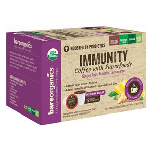 Bare Organics, Immunity Tea K-Cups, 12 Count