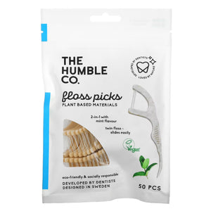 The Humble Co, Dental Floss Picks Mint, 50 Count