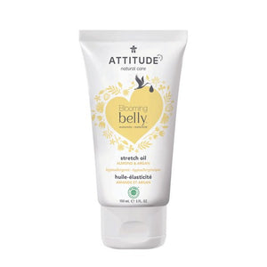 Attitude, Blooming Belly Stretch Oil Almond & Argan, 5 Oz