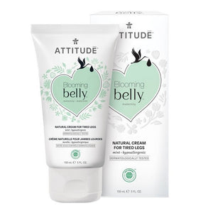 Attitude, Blooming Belly Cream For Tired Legs Mint, 5 Oz