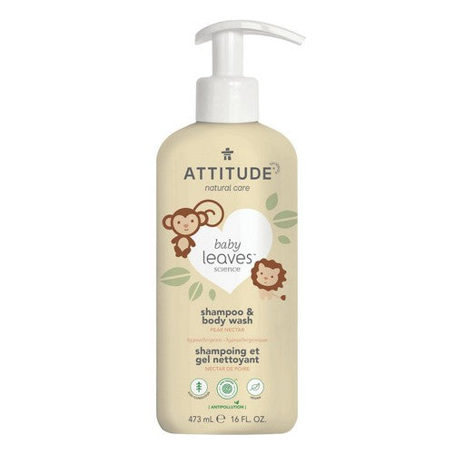Attitude, Baby Leaves 2-in-1 Shampoo Pear Nectar, 16 Oz