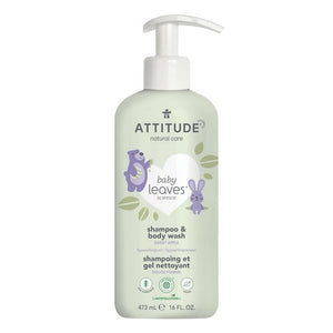 Attitude, Baby Leaves 2-in-1 Shampoo Apple, 16 Oz