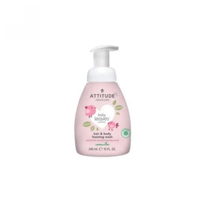 Attitude, Baby Leaves 2-in-1 Foaming Wash Fragrance-Free, 10 Oz